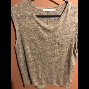 Rag & bone sleeveless grey tank